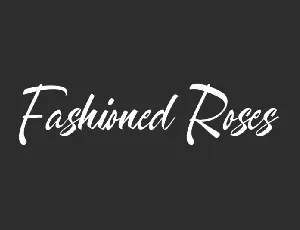 Fashioned Roses font