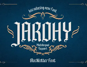 Jarohy font