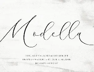 Modella font