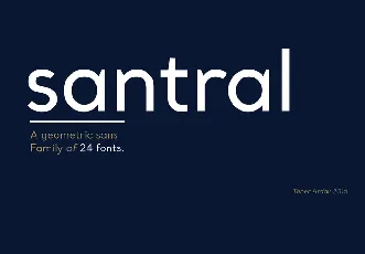 Santral Family font