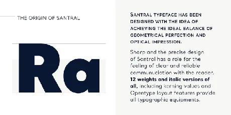 Santral Family font