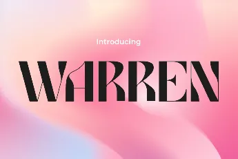 WARREN font