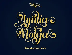 Ayulia Molga font