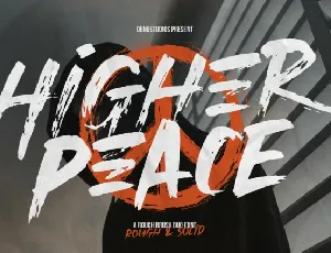 Higher Peace font