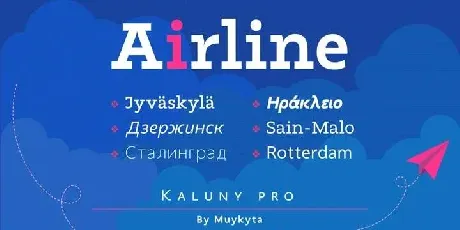 Kaluny Pro Family font