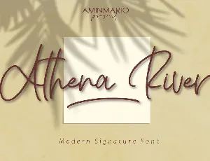 Athena River font