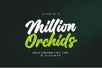 Million Orcids font