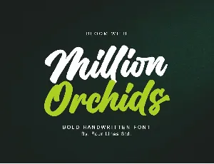 Million Orcids font