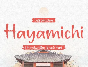 Hayamichi font