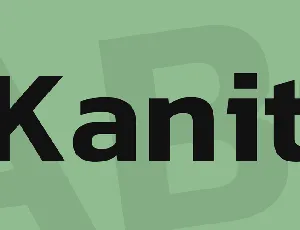 Kanit font