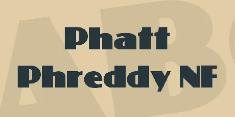 Phatt Phreddy NF font