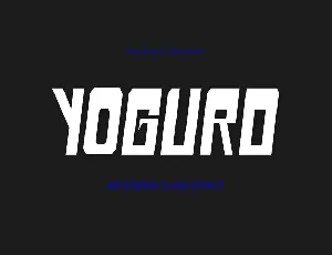 Yogurd font