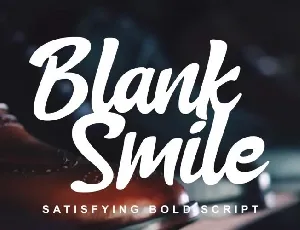 Blank Smile font