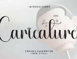 Caricature Script font