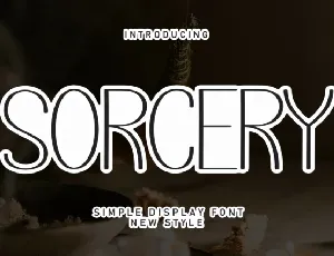 Sorcery Display font