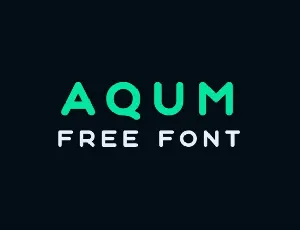 Aqum Sans Serif font