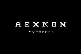 Aexkon Pixel Typeface font