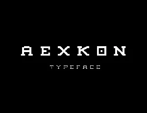 Aexkon Pixel Typeface font