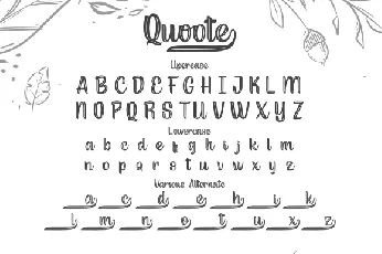 Quoote font