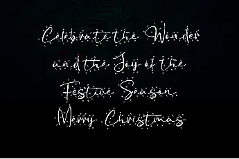 Christmas Snowflake - Personal font