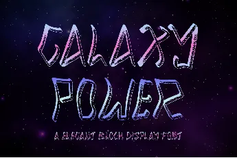 Galaxy Power font