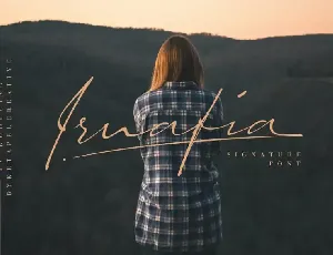 Irnafia Handwritten font