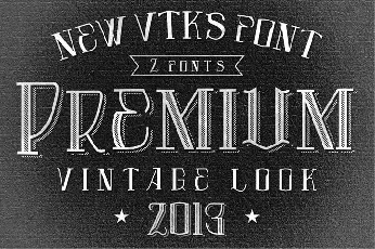 Vtks Premium font