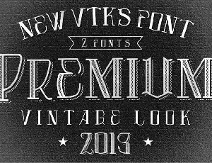 Vtks Premium font