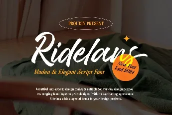 Ridelans font