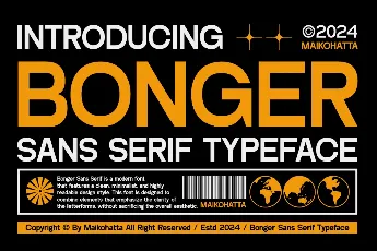 BONGER font