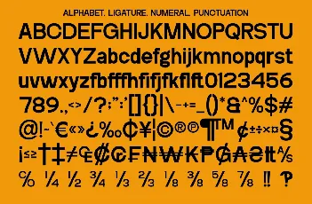 BONGER font