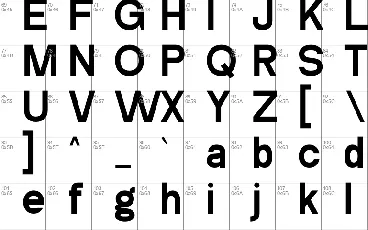 BONGER font