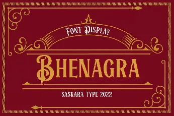 Bhenagra font