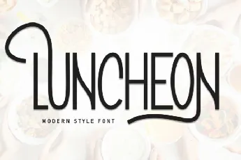 Luncheon Script font