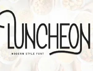 Luncheon Script font