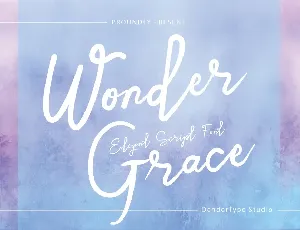 Wonder Grace font