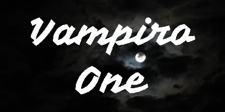 Vampiro One font