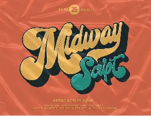 Midway font