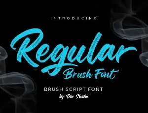 Regular Brush font