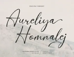 Aureliya Homnalej font