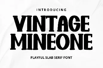 Vintage Mineone font