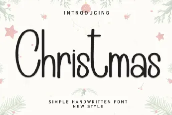 Christmas Display font