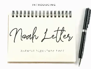 Noah Letter font