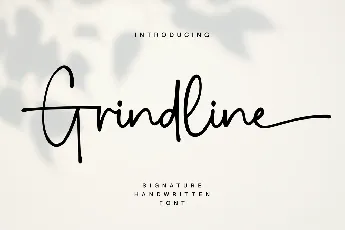 Grindline Demo font