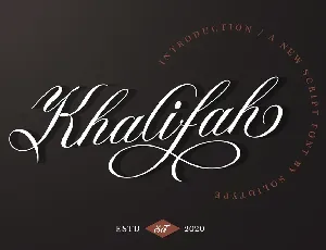 Khalifah Script font