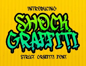Shock Graffiti font
