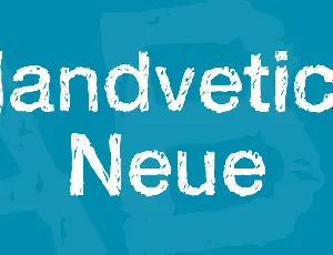 Handvetica Neue font