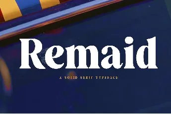 Remaid font