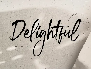 Delightful font