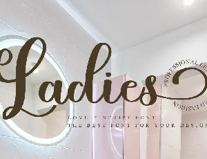 Ladies font